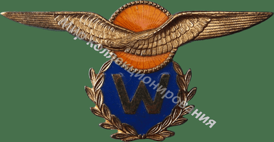 Нагрудный Знак 'Пилот-наблюдатель' Нагрудный Знак 'Пилот-наблюдатель'
