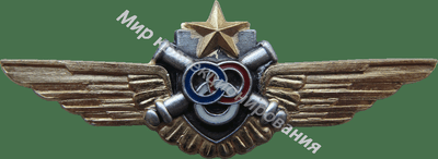 Нагрудный Знак 'Пилот вертолета инструктор' Нагрудный Знак 'Пилот вертолета инструктор'