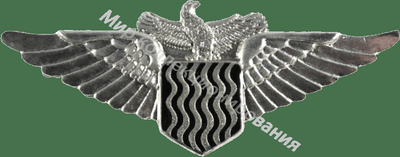 Нагрудный Знак 'Пилот серебряный' Нагрудный Знак 'Пилот серебряный'