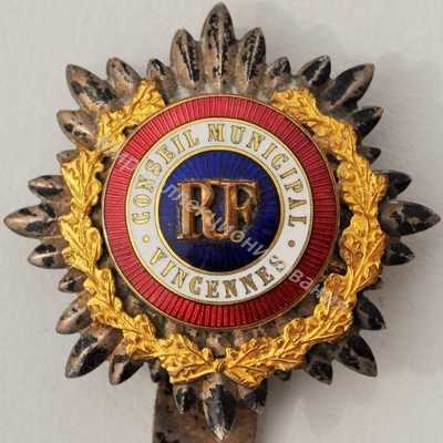 Нагрудный Знак 'Городской совет Винсенс' Нагрудный Знак 'Городской совет Винсенс'