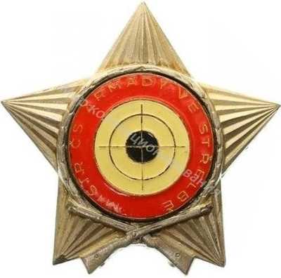 Нагрудный Знак 'Мастер по стрельбе армии' Нагрудный Знак 'Мастер по стрельбе армии'