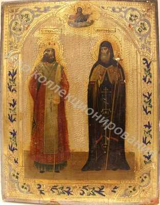 Икона Св.Тихона и Св. Митрофания. Икона Св.Тихона и Св. Митрофания.