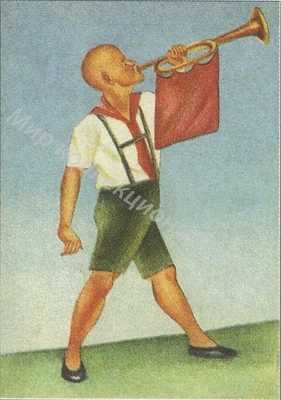 Открытка Сигнальщик Открытка Сигнальщик