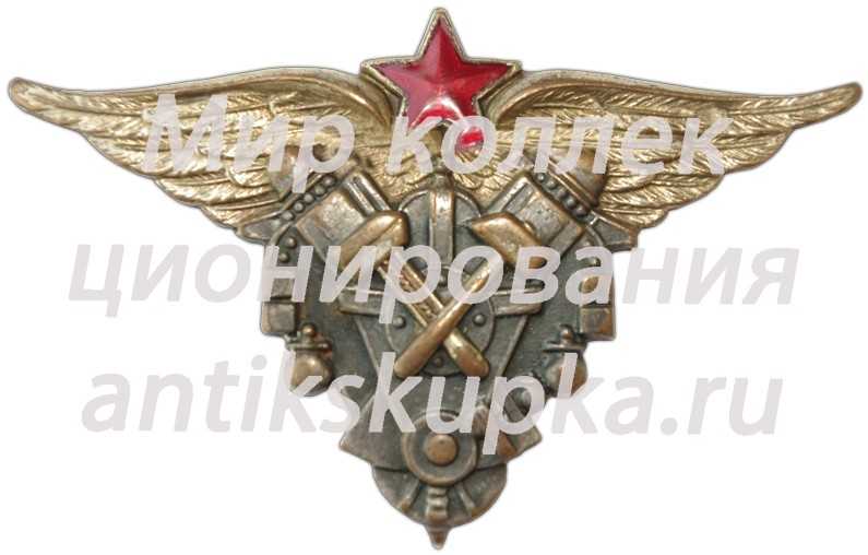 Знак «Авиационный техник военных авиационно-технических училищ ВВС РККА» Знак «Авиационный техник военных авиационно-технических училищ ВВС РККА»