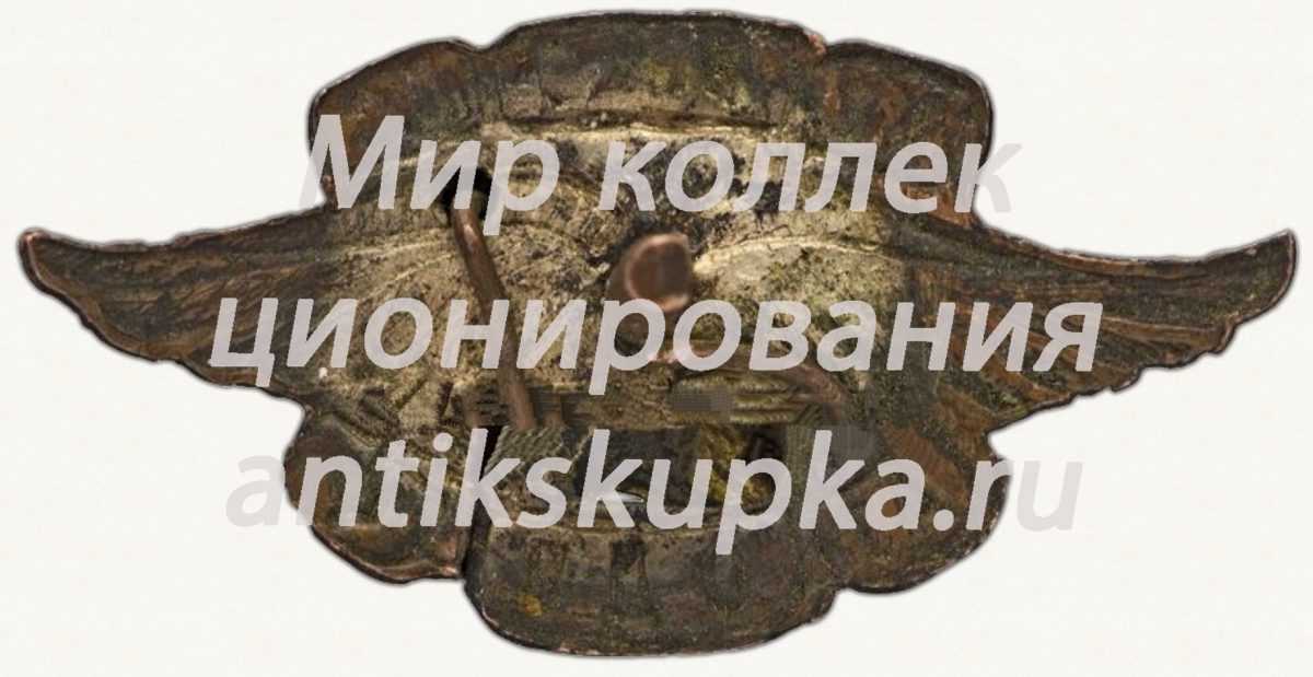 Знак Азербайджанского общества друзей воздушного флота (ОДВФ) Знак Азербайджанского общества друзей воздушного флота (ОДВФ)