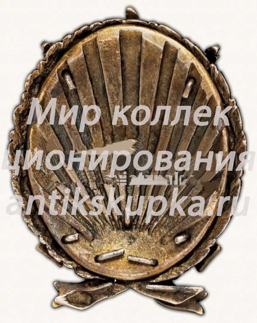 Знак для окончивших Первые советские пехотные Петроградские командные курсы РККА Знак для окончивших Первые советские пехотные Петроградские командные курсы РККА