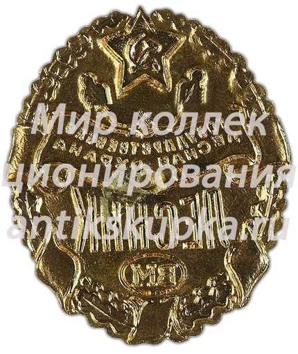 Знак «Государственная лесная охрана СССР Лесник Военно-Морских сил» Знак «Государственная лесная охрана СССР Лесник Военно-Морских сил»