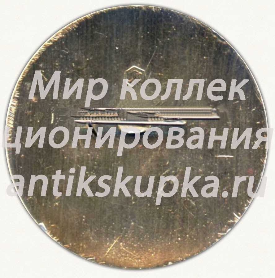 Знак «Минский государственный педагогический институт иностранных языков (МГПИИЯ). Студенческий строительный отряд (ССО). 1973» Знак «Минский государственный педагогический институт иностранных языков (МГПИИЯ). Студенческий строительный отряд (ССО). 1973»