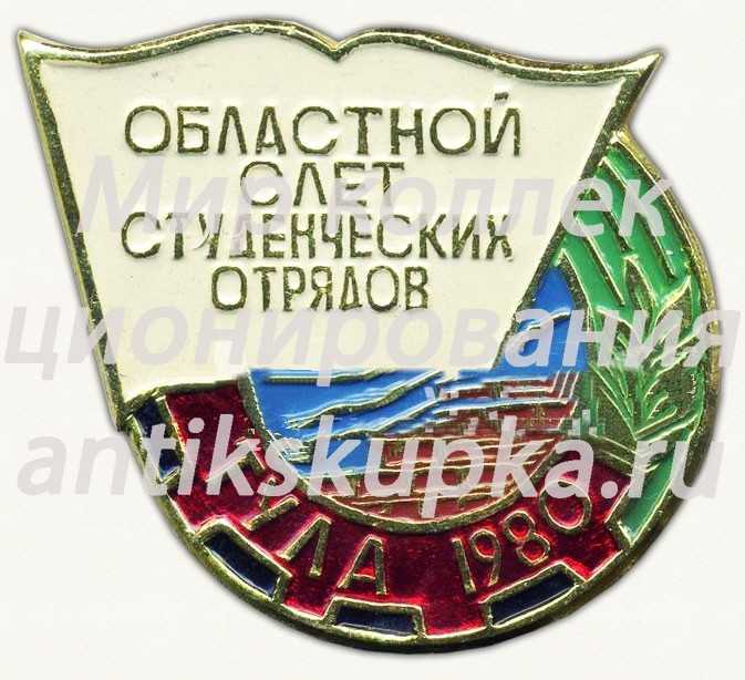 Знак «Областной слет студенческих отрядов. Тула. 1980» Знак «Областной слет студенческих отрядов. Тула. 1980»
