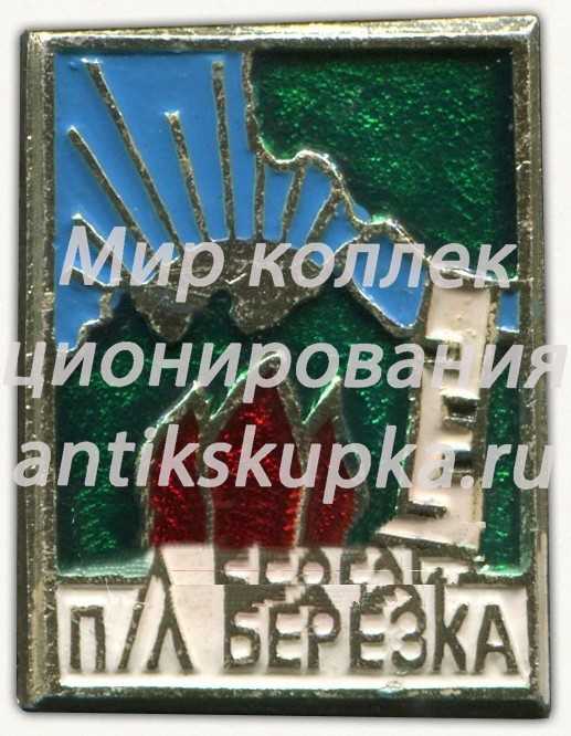 Знак «Пионерский лагерь «Березка»» Знак «Пионерский лагерь «Березка»»