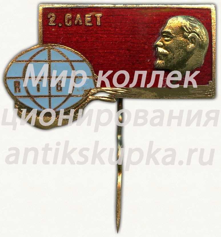 Знак второго слёта Комслома. Рига Знак второго слёта Комслома. Рига
