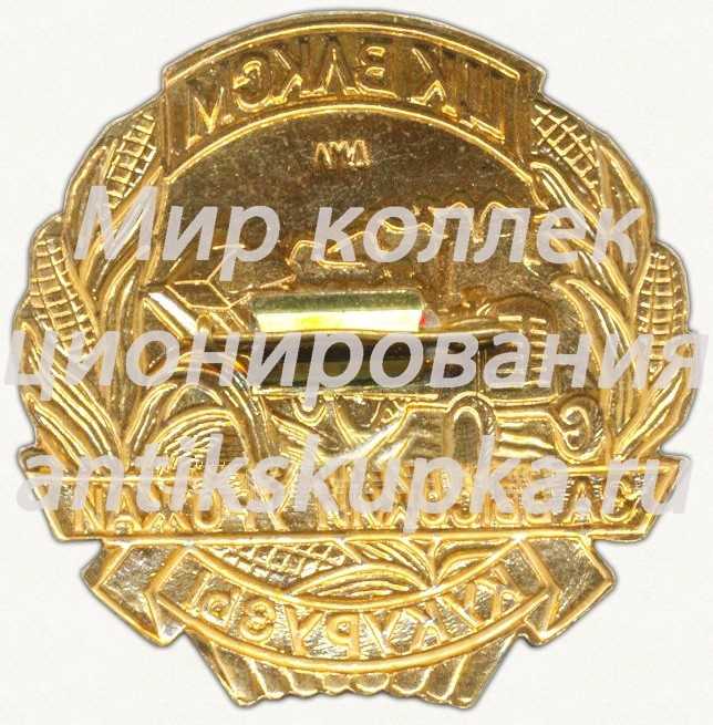Знак «За высокий урожай кукурузы. ЦК ВЛКСМ» 2 Знак «За высокий урожай кукурузы. ЦК ВЛКСМ» 2