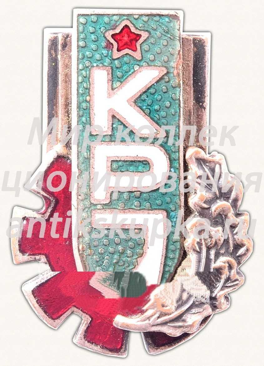 Знак «Каунасский политехнический институт Литовской ССР (KPJ)» Знак «Каунасский политехнический институт Литовской ССР (KPJ)»