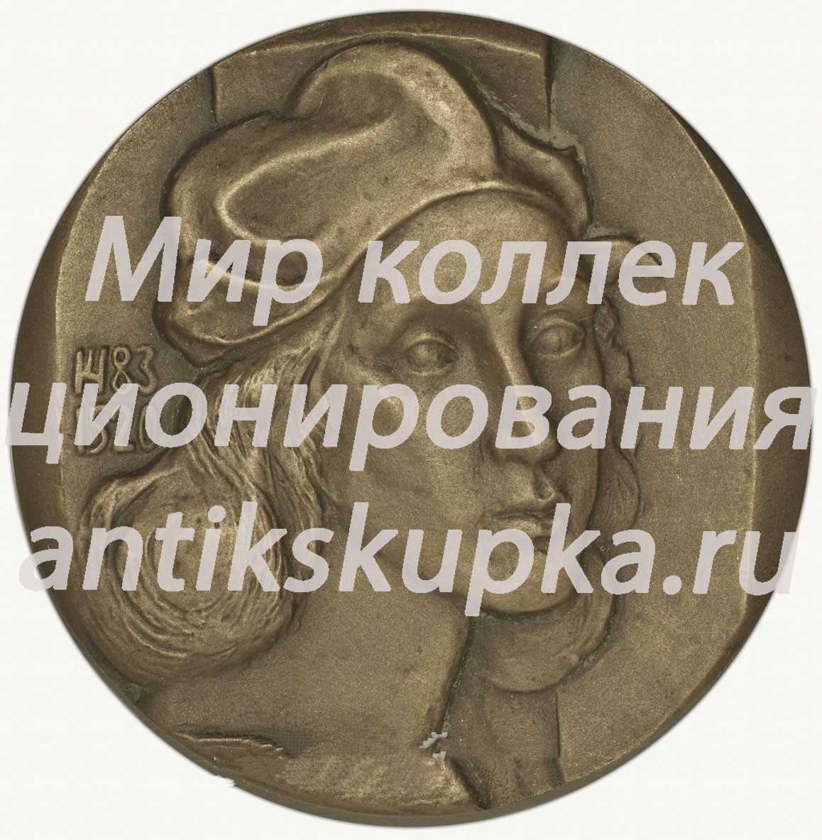 Настольная медаль «500 лет со дня рождения Рафаэля (1483-1520)» Настольная медаль «500 лет со дня рождения Рафаэля (1483-1520)»