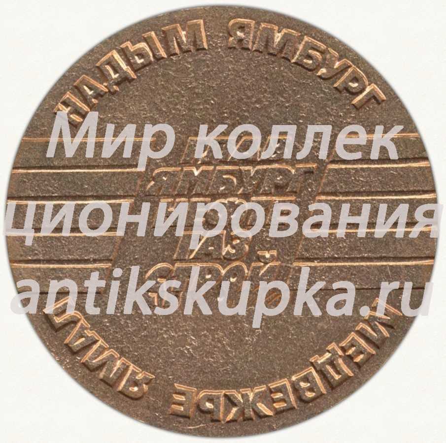 Настольная медаль «Миннефтегазстрой СССР. Главямбургнефтегазстрой. Надым Ямбург» Настольная медаль «Миннефтегазстрой СССР. Главямбургнефтегазстрой. Надым Ямбург»