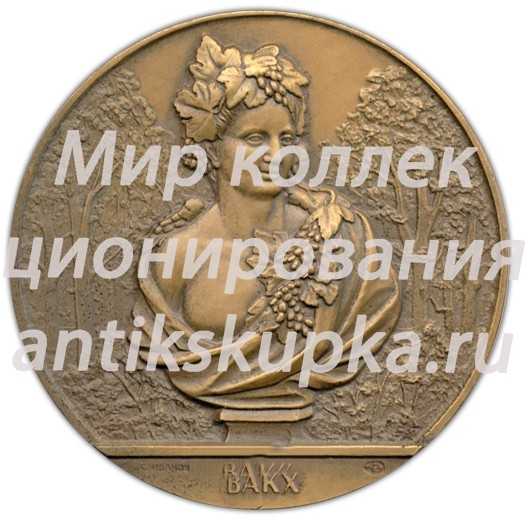 Настольная медаль «Скульптура Летнего сада. Вакх» 2 Настольная медаль «Скульптура Летнего сада. Вакх» 2