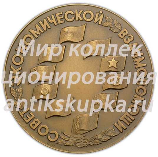Настольная медаль «Совет экономической взаимопомощи (СЭВ)» Настольная медаль «Совет экономической взаимопомощи (СЭВ)»