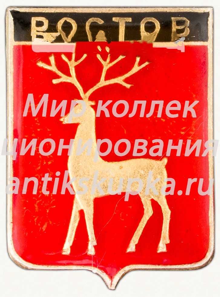 Знак «Ростов. Набор значков «Золотое кольцо России»» Знак «Ростов. Набор значков «Золотое кольцо России»»