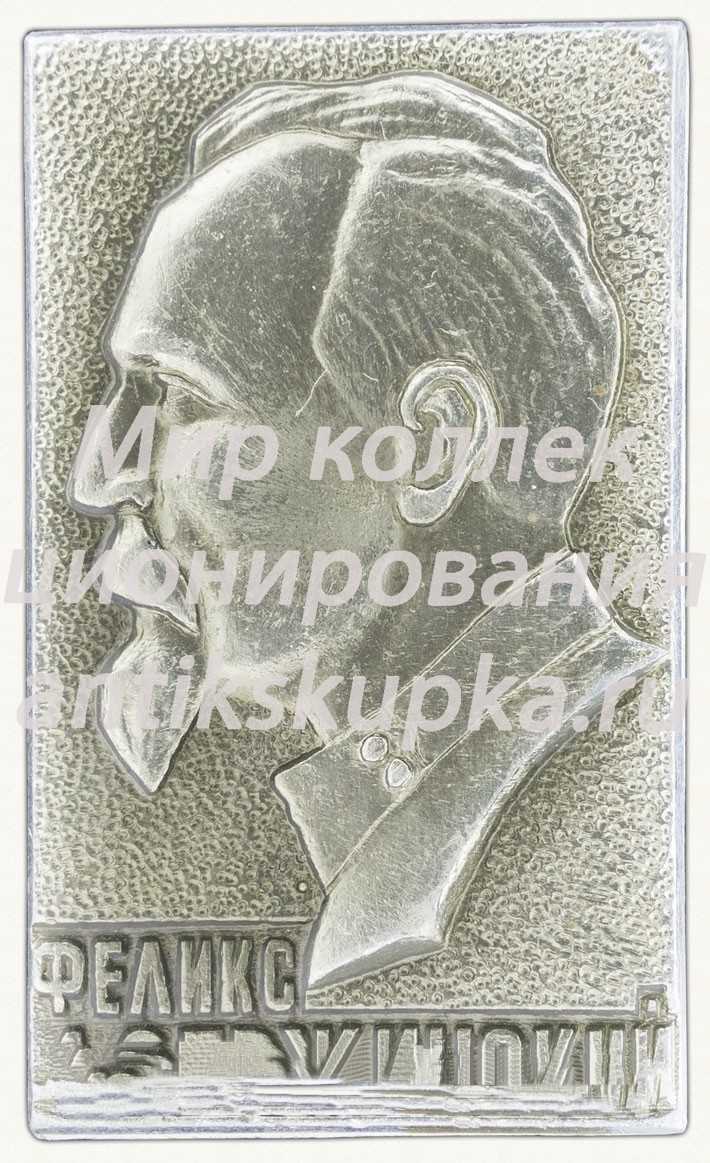 Знак с изоражением Феликса Дзержинского Знак с изоражением Феликса Дзержинского