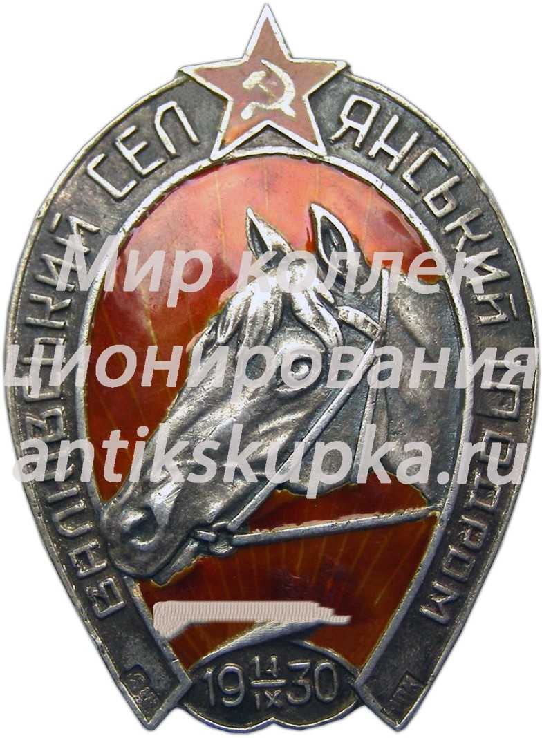 Знак «Валковский крестьянский ипподром» Знак «Валковский крестьянский ипподром»