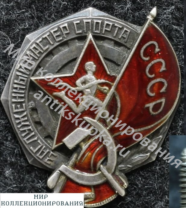 Знак ЗАСЛУЖЕННЫЙ МАСТЕР СПОРТА, ЧИКВАИДЗЕ Д.В., СЕРЕБРО, ЭМАЛЬ, МТХ Знак ЗАСЛУЖЕННЫЙ МАСТЕР СПОРТА, ЧИКВАИДЗЕ Д.В., СЕРЕБРО, ЭМАЛЬ, МТХ
