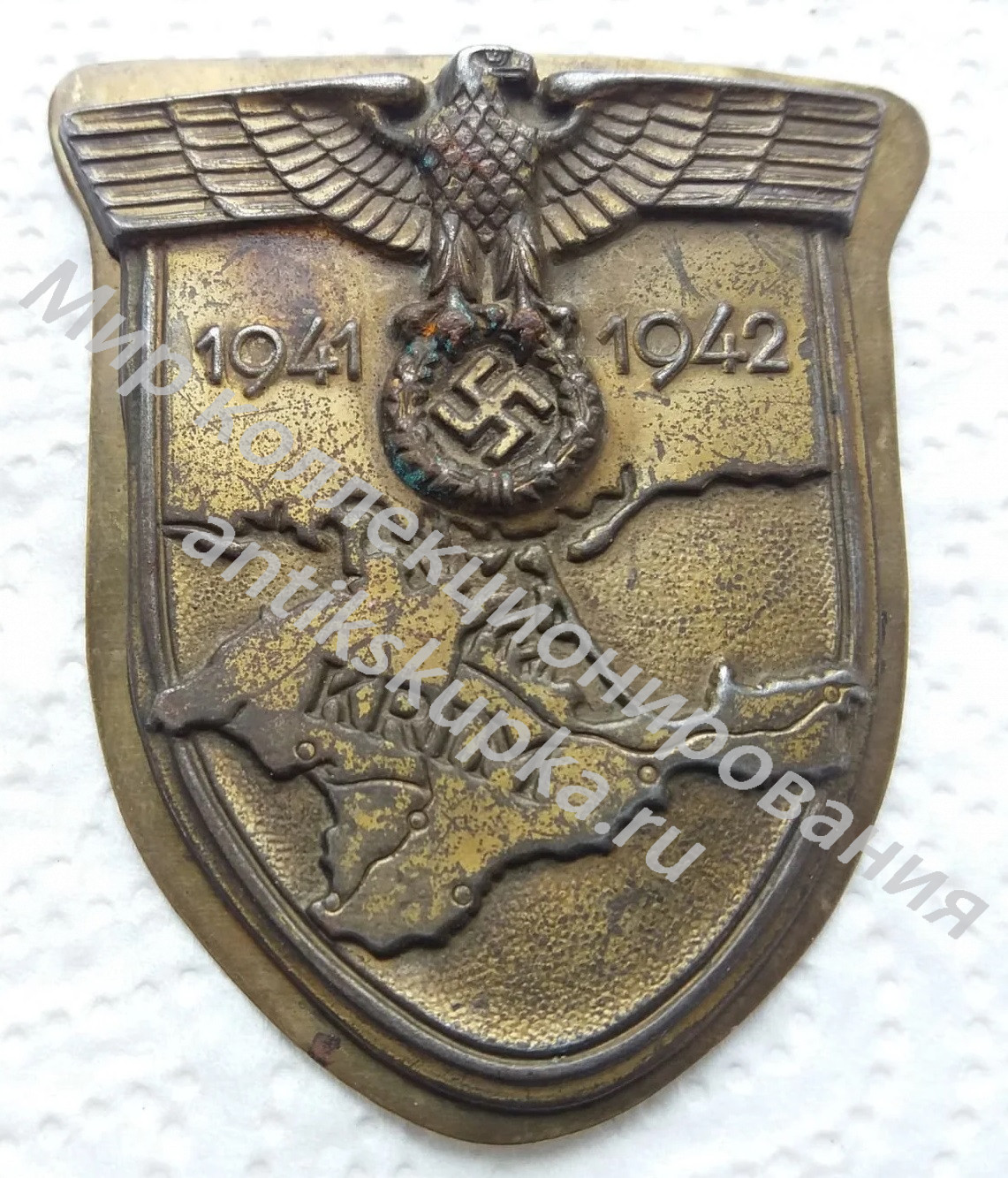 нарукавный щит Крым 1941 - 1942 нарукавный щит Крым 1941 - 1942