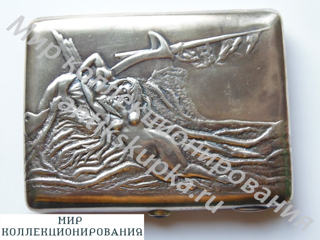 Портсигар царское серебро 84 Портсигар царское серебро 84