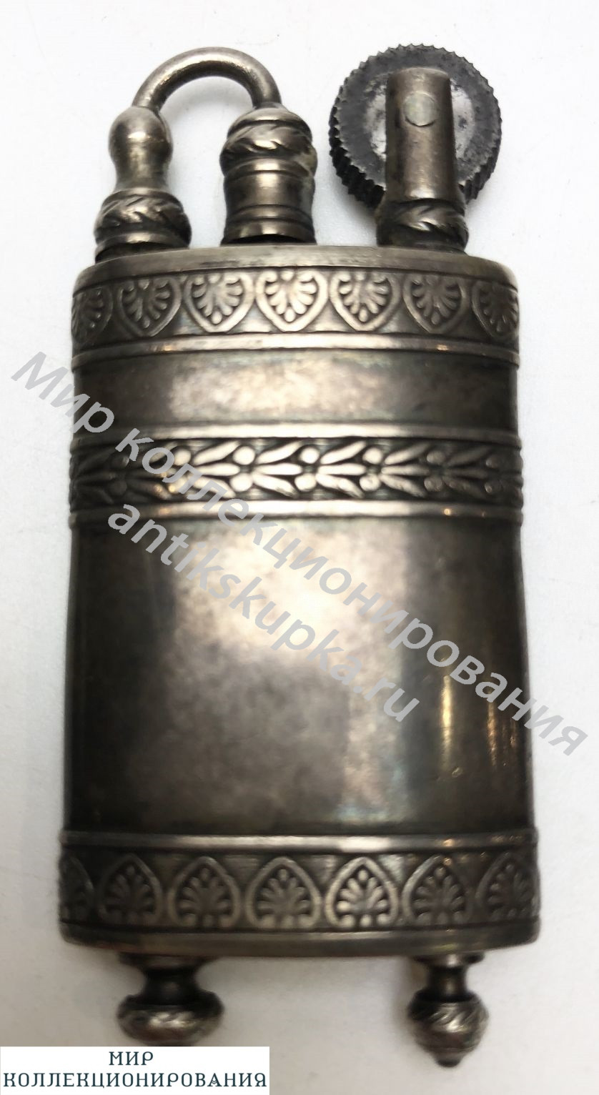 Старинная зажигалка. серебро.84пр. Старинная зажигалка. серебро.84пр.