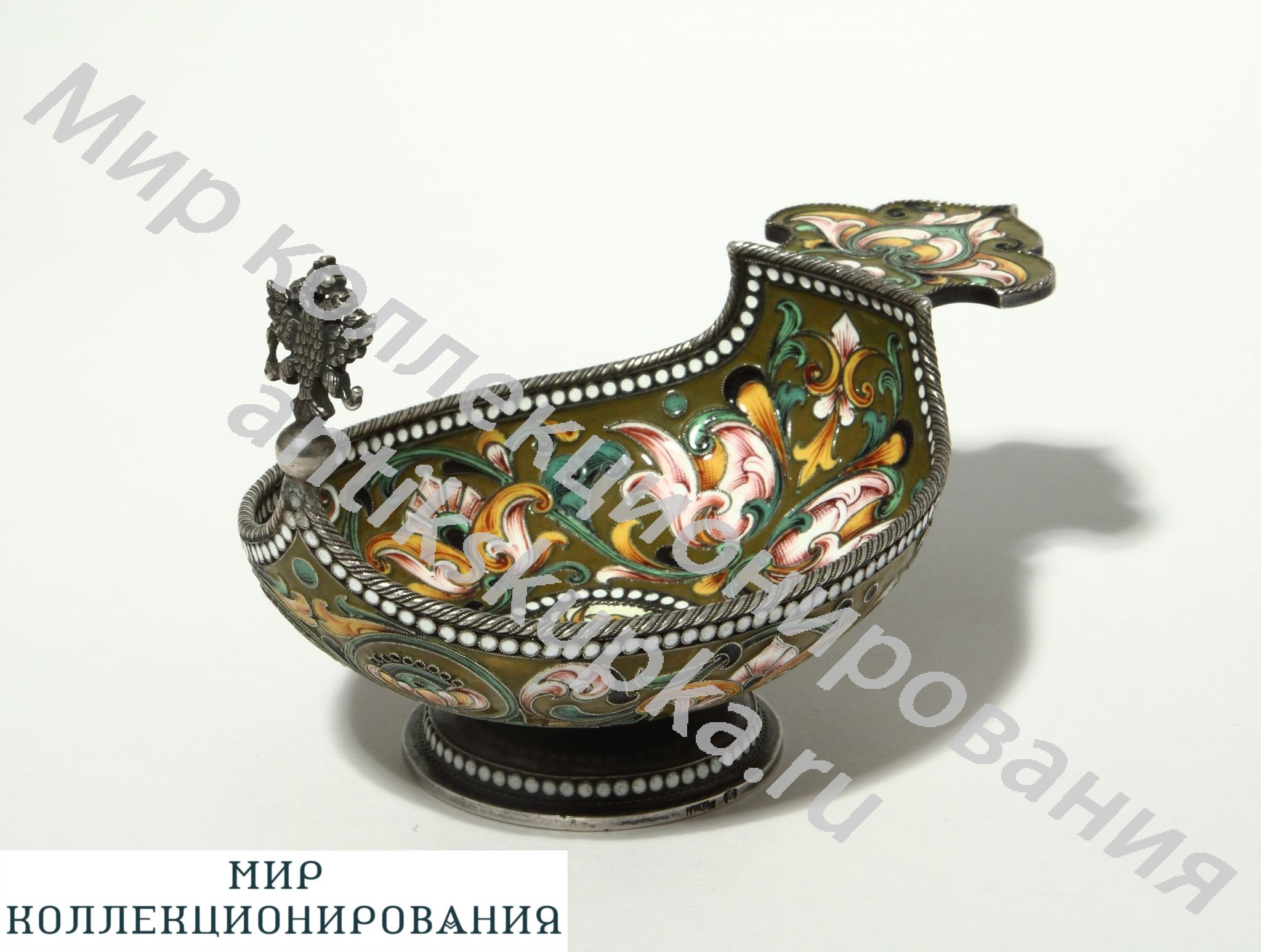 Старинный царский серебряный кофш Старинный царский серебряный кофш