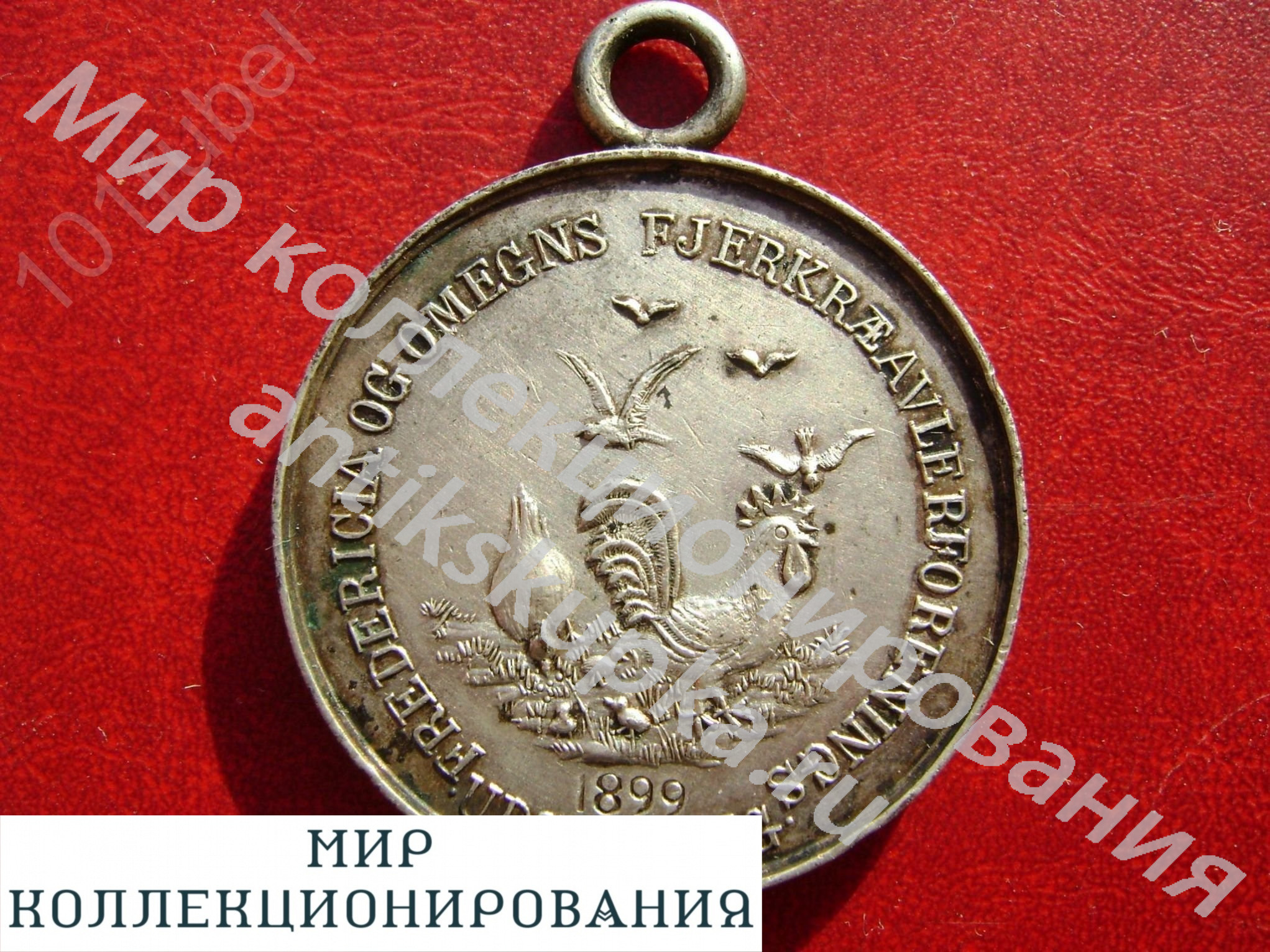 Дания 1899 год Медаль Fredericia Серебро Дания 1899 год Медаль Fredericia Серебро