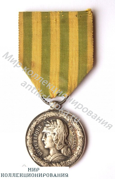 ФРАНЦИЯ. Памятная медаль экспедиции в Тонкин (Китай). 1883 - 1885 год. ФРАНЦИЯ. Памятная медаль экспедиции в Тонкин (Китай). 1883 - 1885 год.