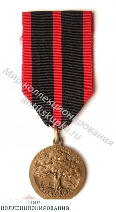 ИТАЛИЯ. Медаль стрелковой дивизии Gran Sasso. Эфиопия. A.O.I. 1935 - 1936 год. ИТАЛИЯ. Медаль стрелковой дивизии Gran Sasso. Эфиопия. A.O.I. 1935 - 1936 год.