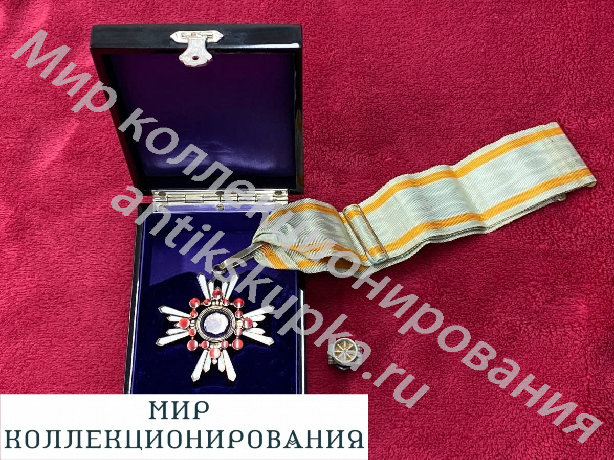 ЯПОНИЯ ОРДЕН СВЯЩЕННОГО СОКРОВИЩА 3 КЛАСС СТЕПЕНЬ МЕДАЛЬ ЖЕТОН ЗНАК ЯПОНИЯ ОРДЕН СВЯЩЕННОГО СОКРОВИЩА 3 КЛАСС СТЕПЕНЬ МЕДАЛЬ ЖЕТОН ЗНАК