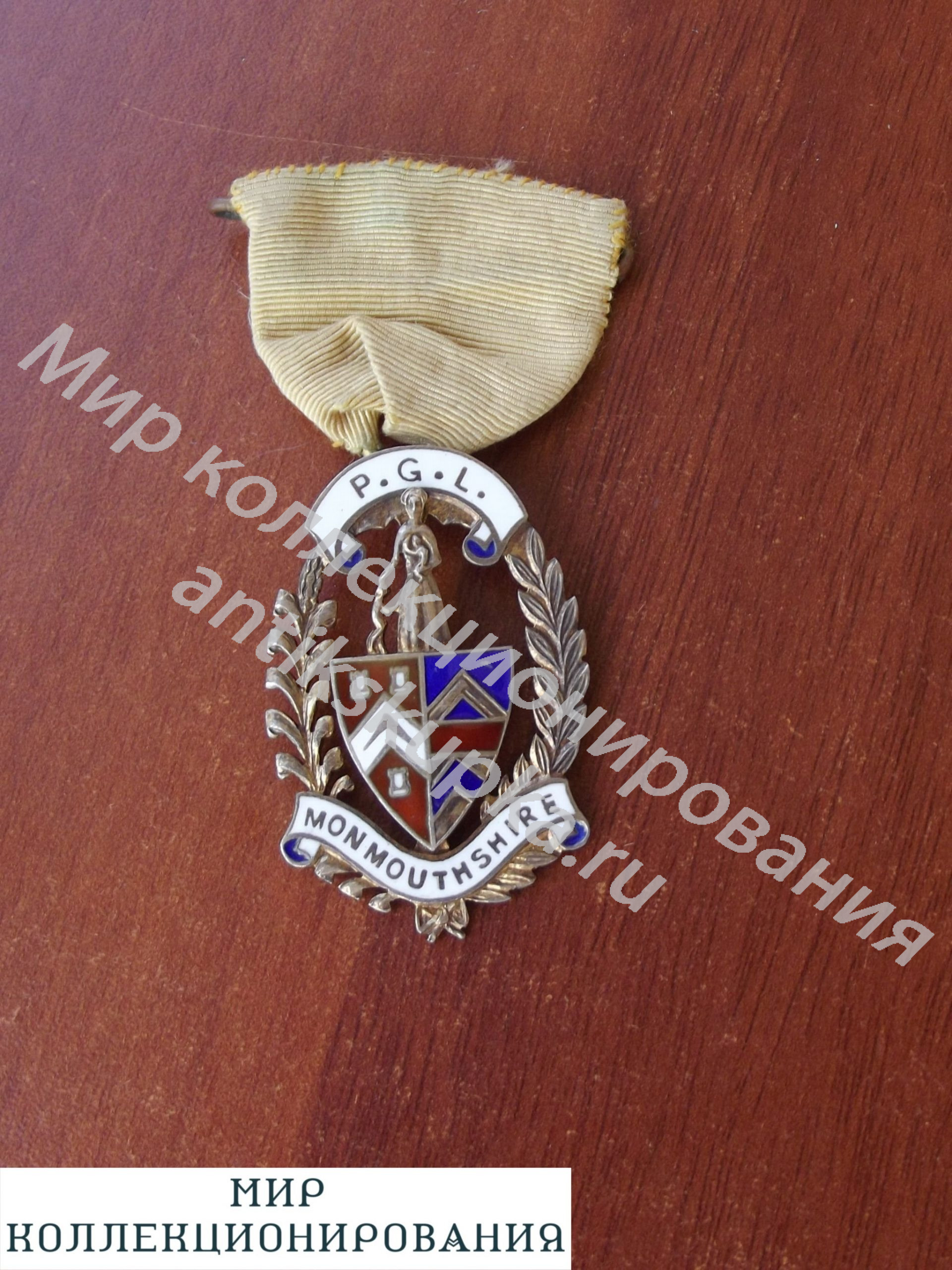 Масонская медаль.30-х годов.Серебро.Эмали Масонская медаль.30-х годов.Серебро.Эмали