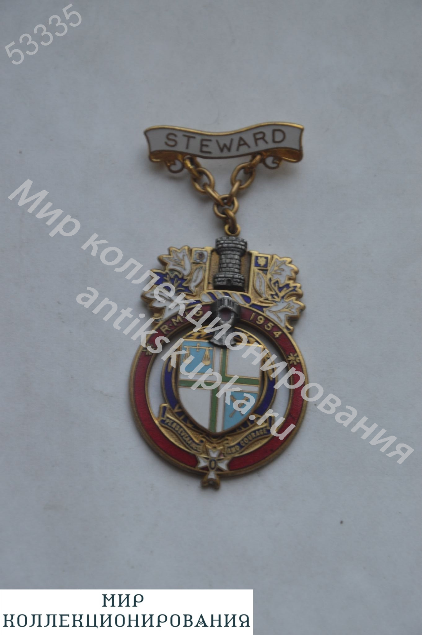 МАССОНОВСКАЯ МЕДАЛЬ 1954 ГОДА МАССОНОВСКАЯ МЕДАЛЬ 1954 ГОДА