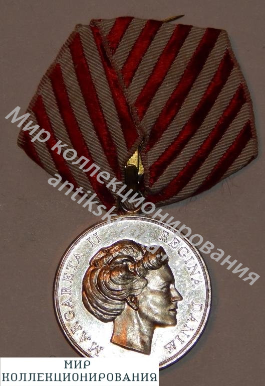 Медаль Дания, серебро. Медаль Дания, серебро.