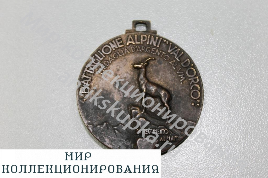медаль итальянские альпийские стрелки батальон VAL DORCO 4 полк Италия ВМВ медаль итальянские альпийские стрелки батальон VAL DORCO 4 полк Италия ВМВ