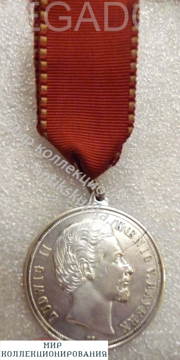 МЕДАЛЬ LUDVIG II KENIG V.BAYERN МЕДАЛЬ LUDVIG II KENIG V.BAYERN