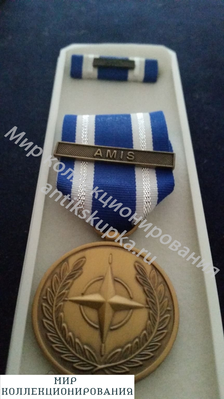 Медаль НАТО За Миссию в СУДАНЕ. Медаль НАТО За Миссию в СУДАНЕ.