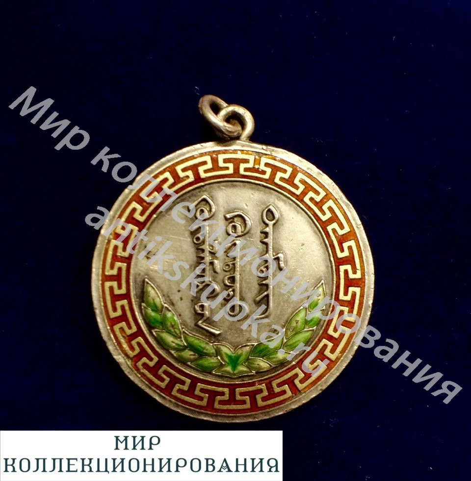 Медаль За трудовую доблесть. Серебро. Монголия. Медаль За трудовую доблесть. Серебро. Монголия.