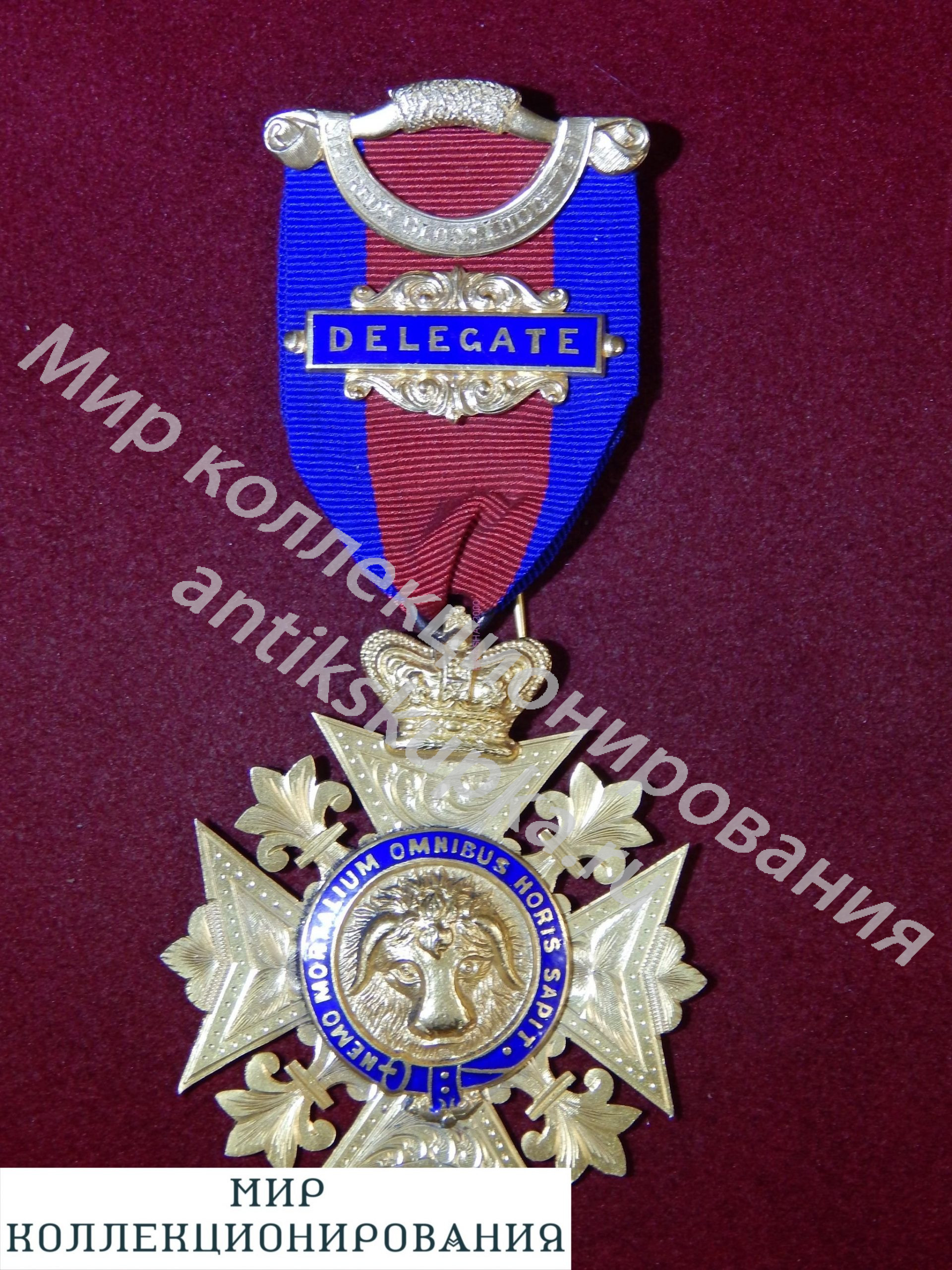 Серебряная медаль масонов, Англия, RAOB Order of Buffaloes Серебряная медаль масонов, Англия, RAOB Order of Buffaloes