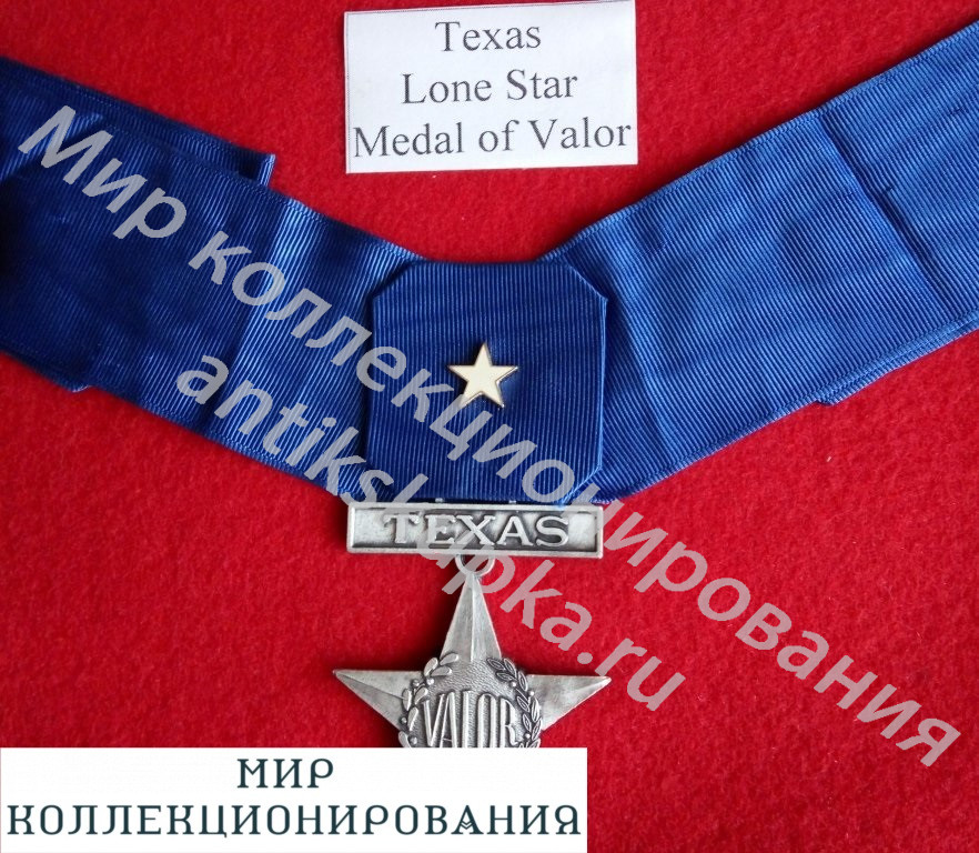 США.Штат Техас.Национальная Гвардия.Медаль Доблести США.Штат Техас.Национальная Гвардия.Медаль Доблести